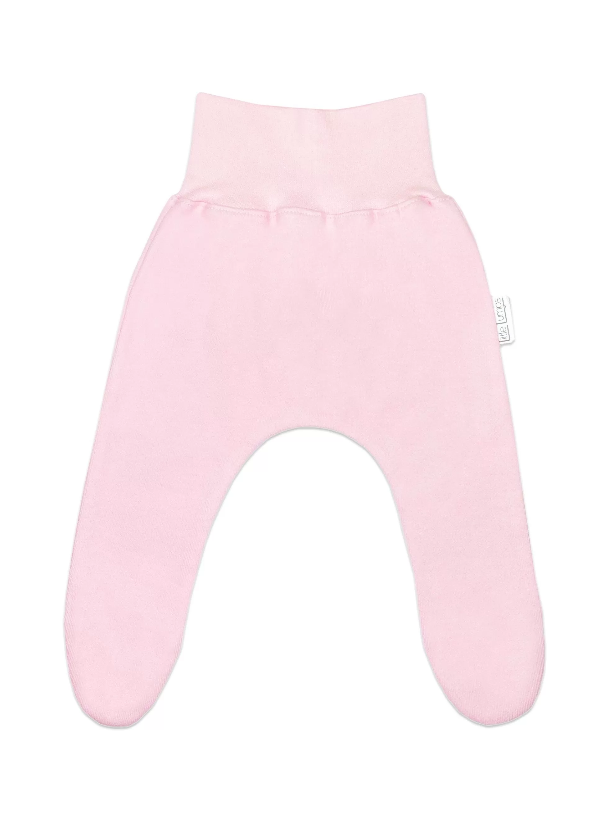 100% Cotton Footed Leggings - Pink