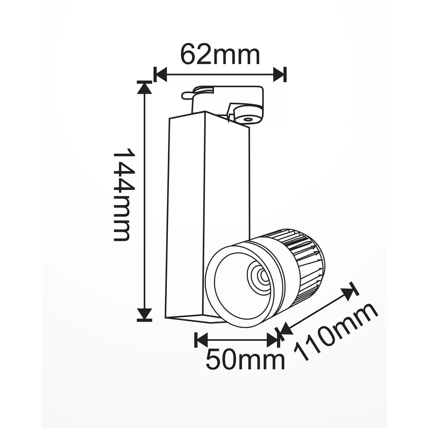 1005-6w COB Track Light