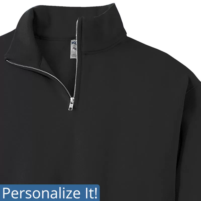 995M | Personalized 1/4 zip  Sweatshirt with Tall Certification  - Unisex Sizing