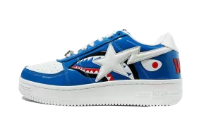 A Bathing Ape Bapesta Low 'Color Block Shark Blue'