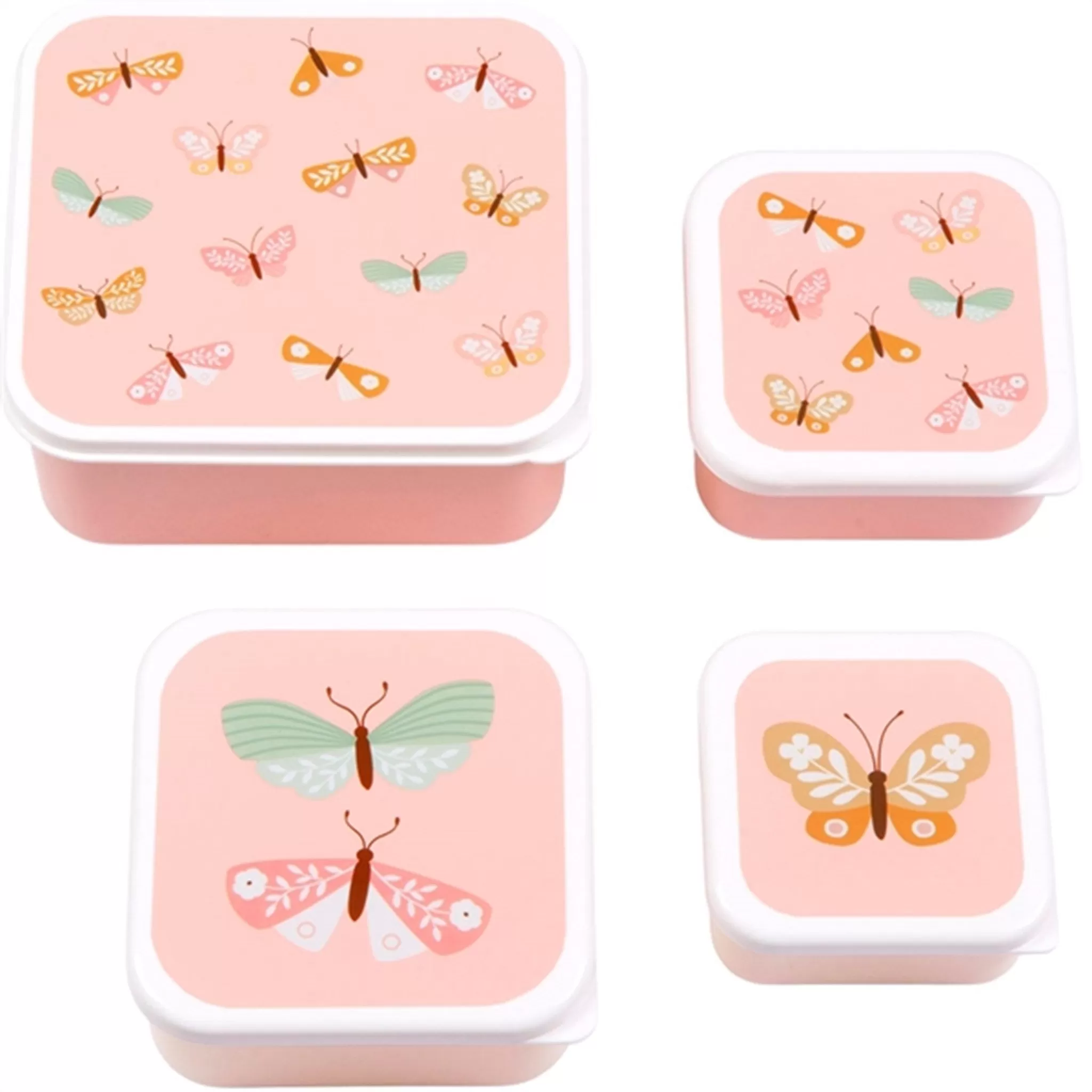 A Little Lovely Company Lunch And Snackbox Butterflies