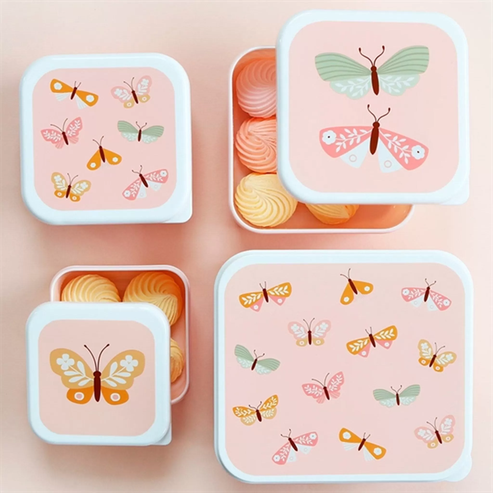 A Little Lovely Company Lunch And Snackbox Butterflies