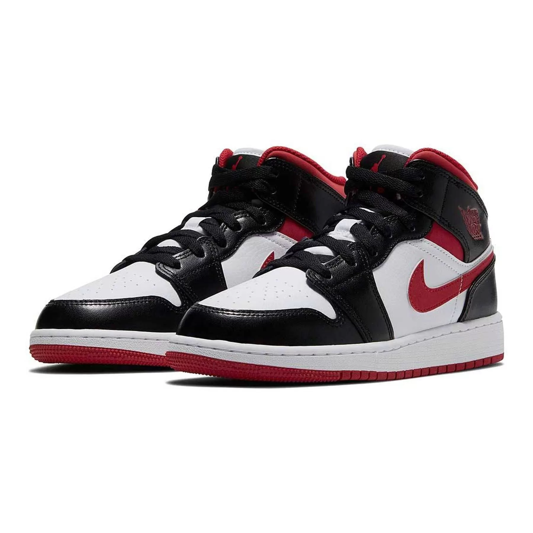 Air Jordan 1 Mid GS 'Black Gym Red'