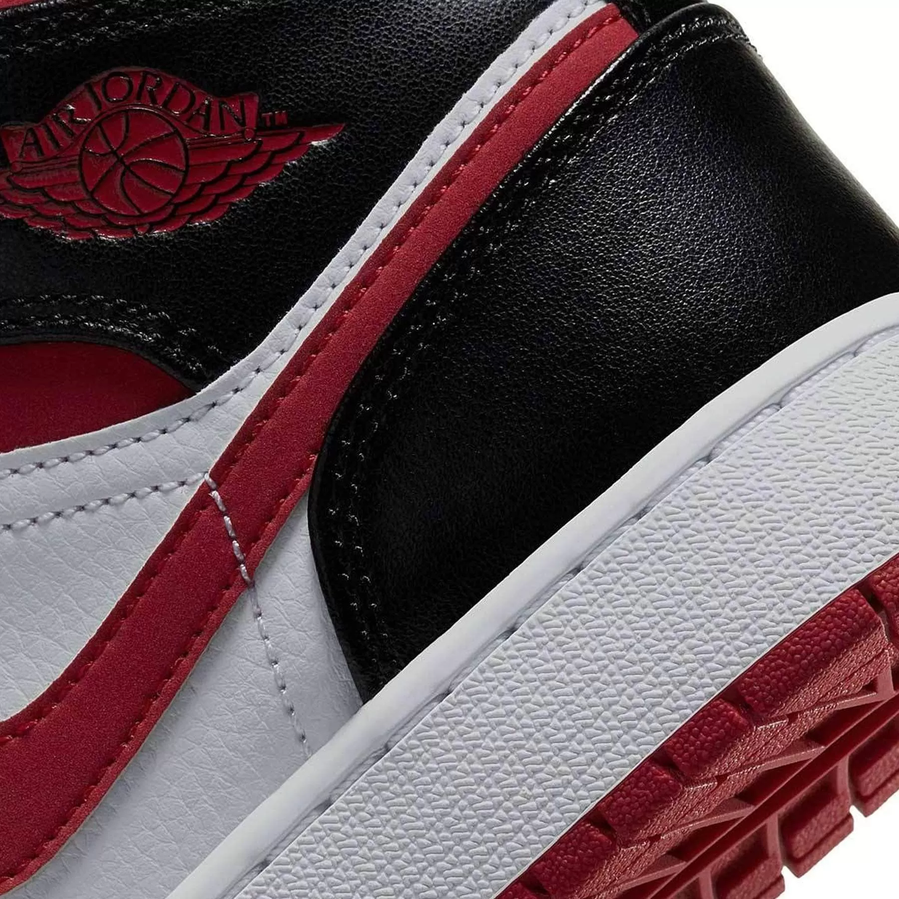 Air Jordan 1 Mid GS 'Black Gym Red'