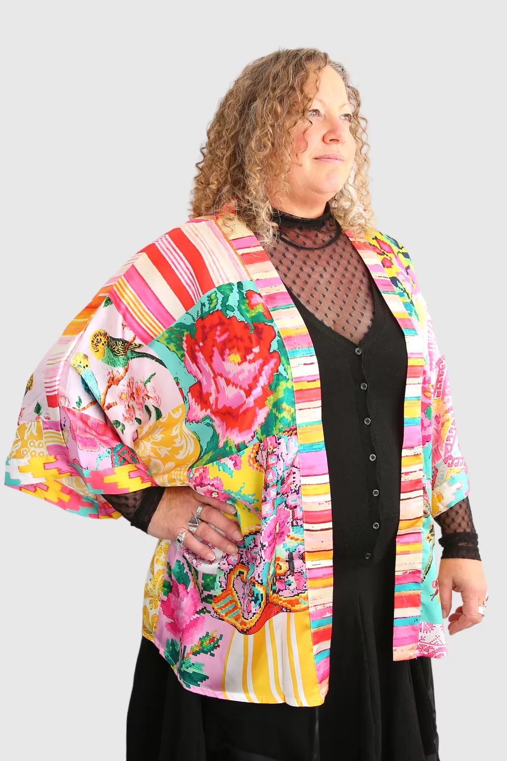 ANNA CHANDLER KIMONO TOP PRINTEMPS