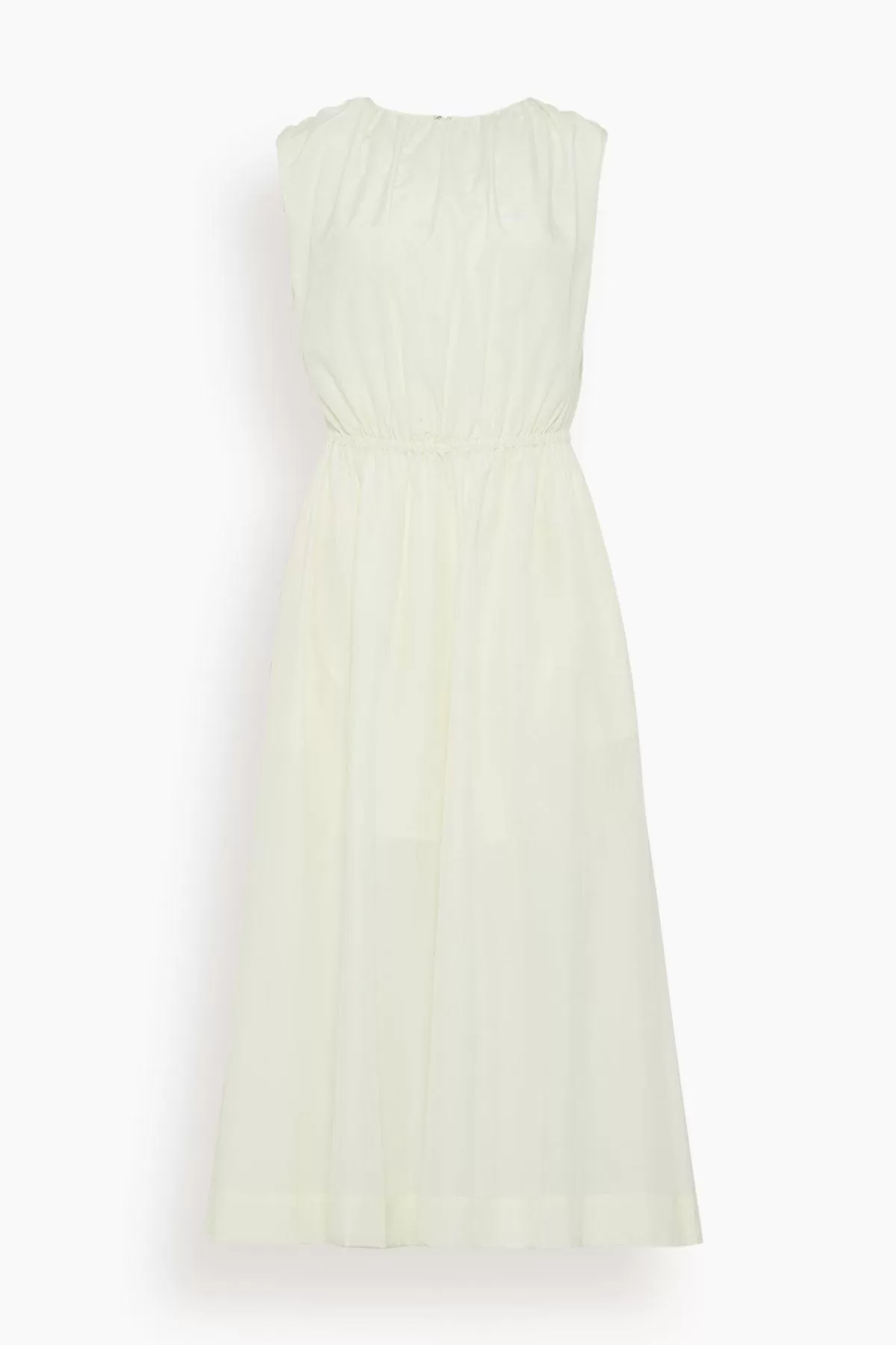 Aphrodite Long Sleeveless Dress in Ivory