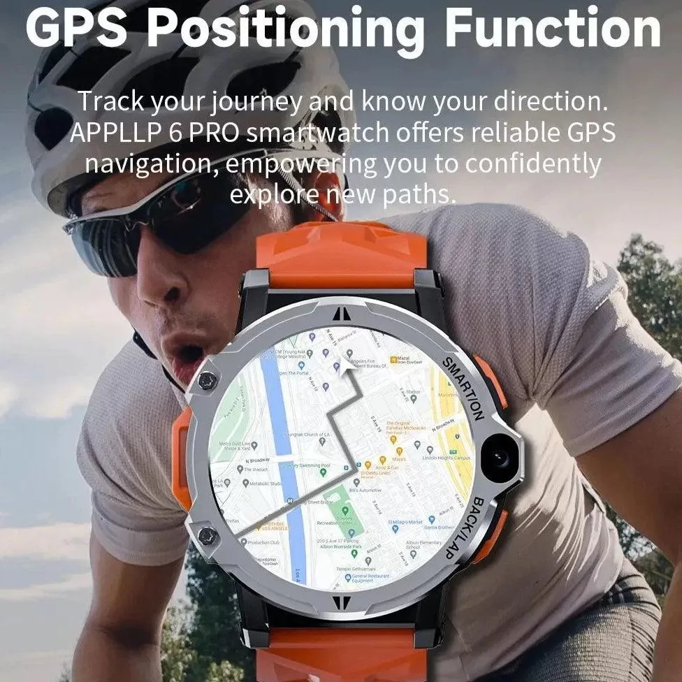 APPLLP 6 PRO: Smartwatch with GPS, 4G, and Fitness Tracking