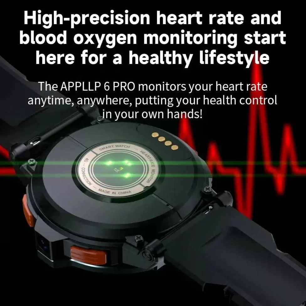 APPLLP 6 PRO: Smartwatch with GPS, 4G, and Fitness Tracking