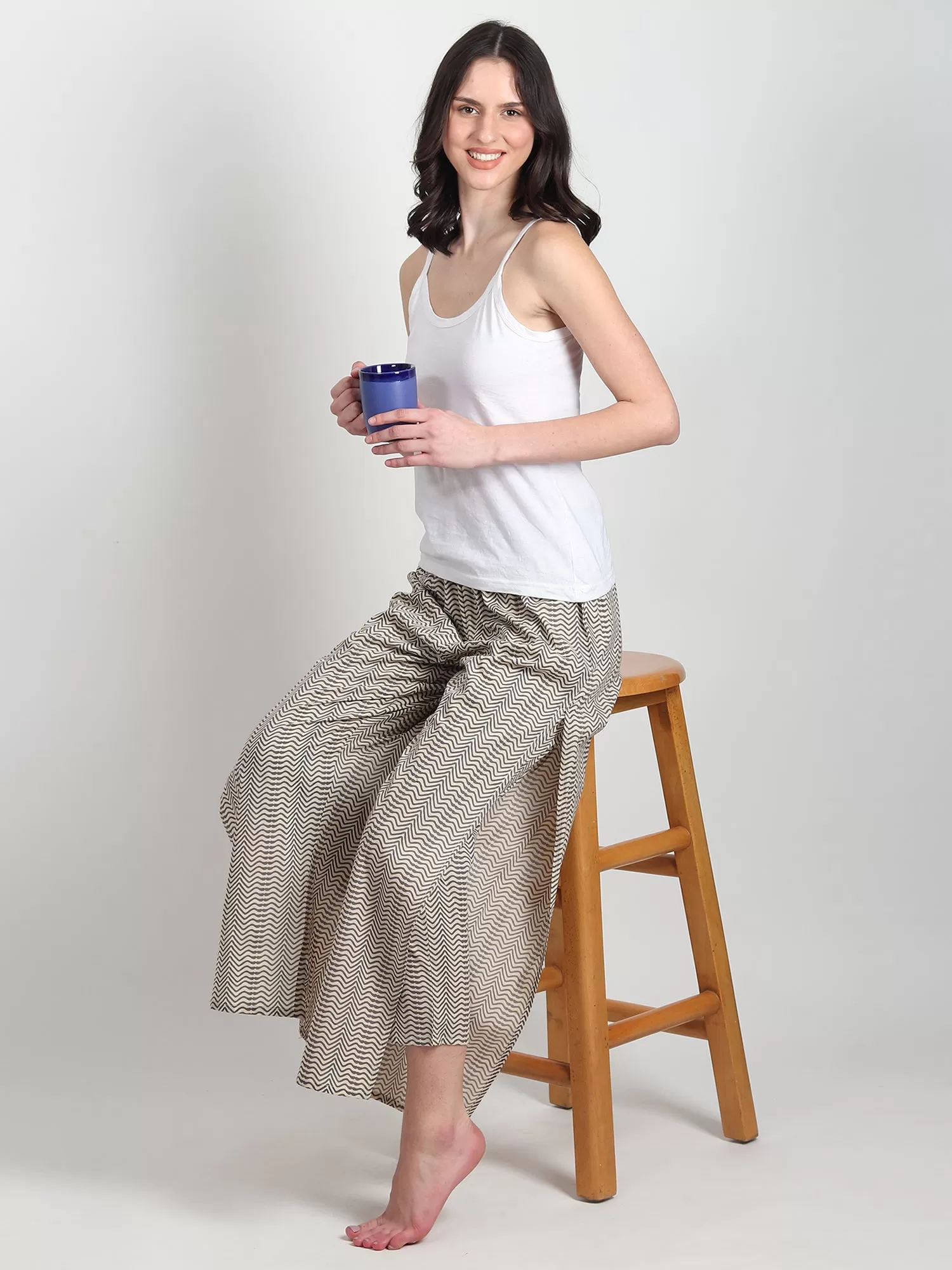 Aran Block Printed Cotton pants