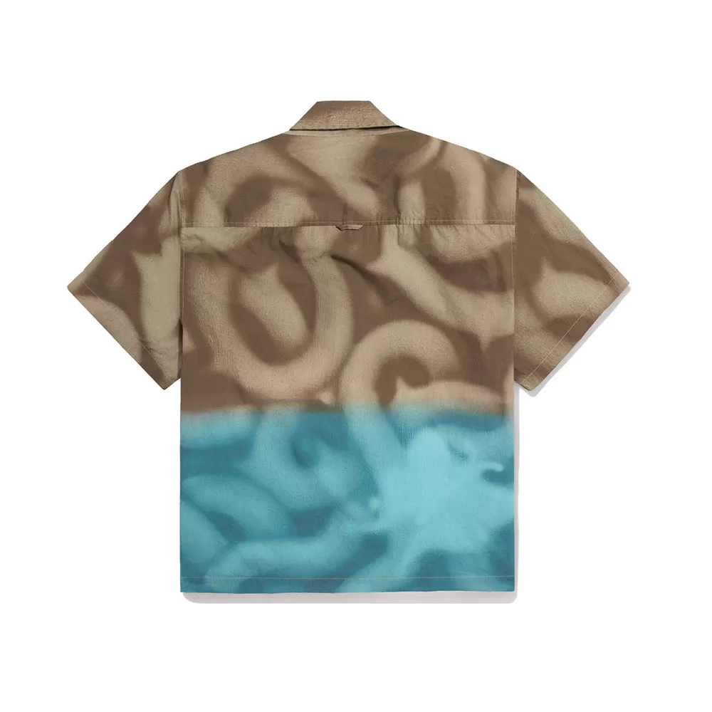 Awake NY x Mundo Dip Dyed Camp Shirt (Brown/Blue)