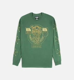 BB Process Mens Long Sleeve Shirt - Green/Yellow