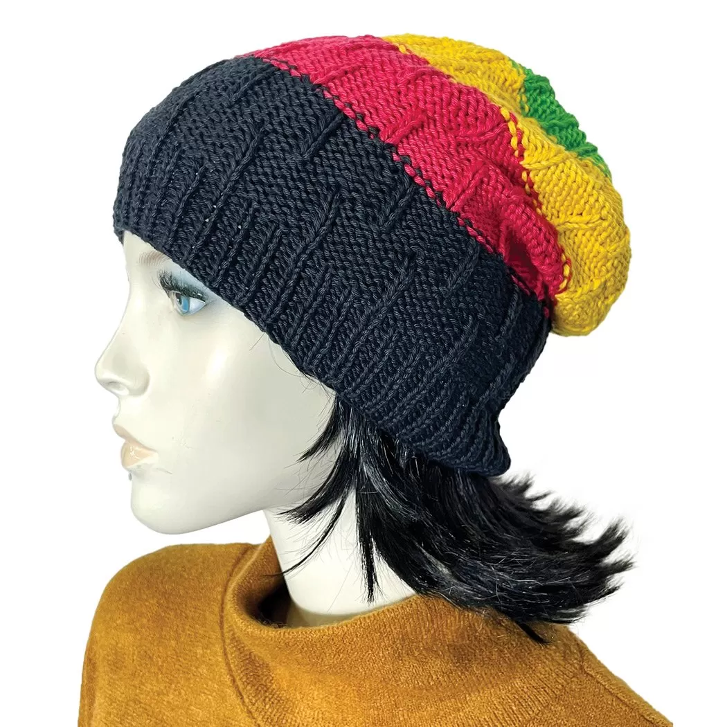 Beanie Hat Rasta Cotton