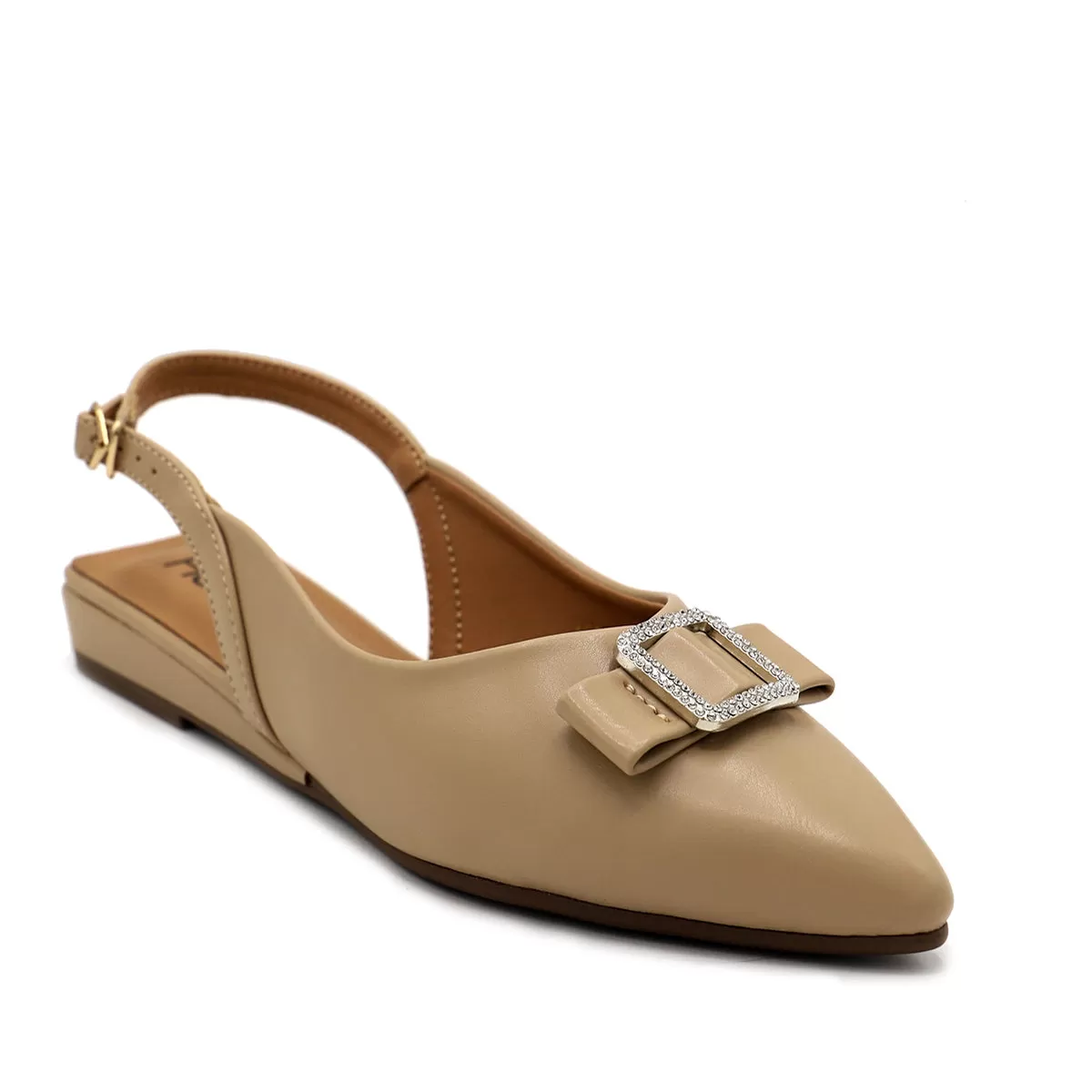 Beige Formal Sling Back 012030