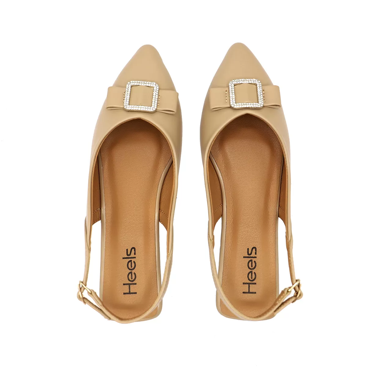 Beige Formal Sling Back 012030