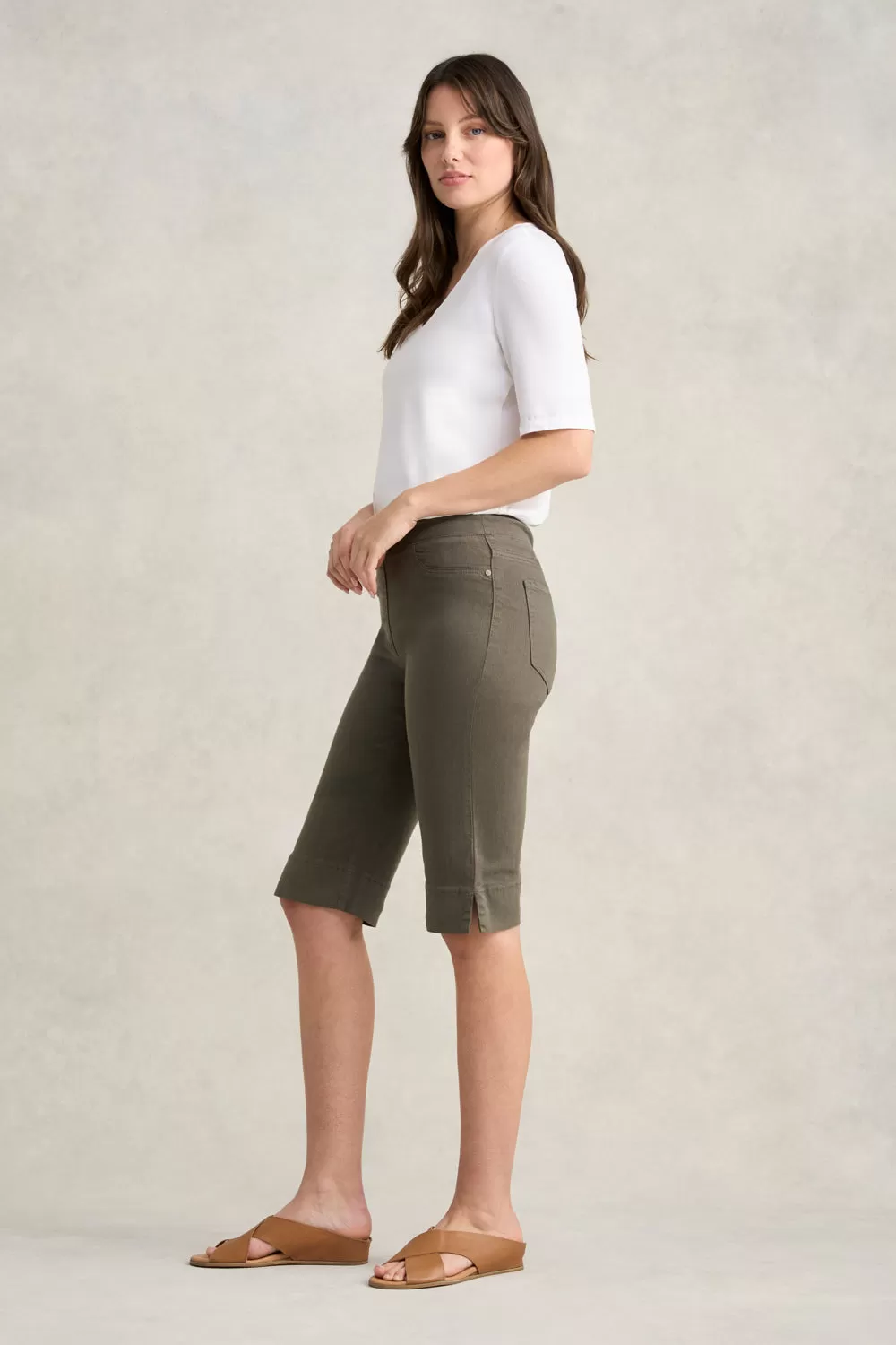 Bengajean® Short - Pewter Green