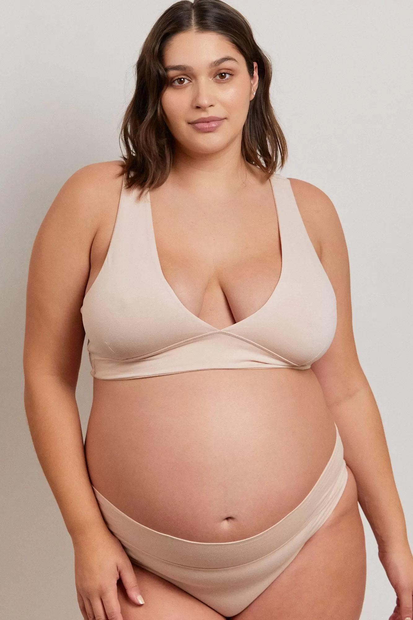 BERTA ORGANIC COTTON BRALETTE - ROSE