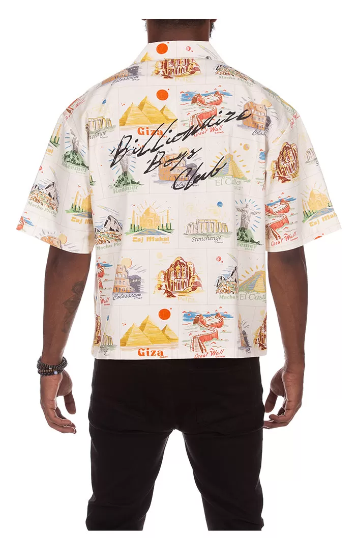 Billionaire Boys Club Globetrotter SS Woven Button Up