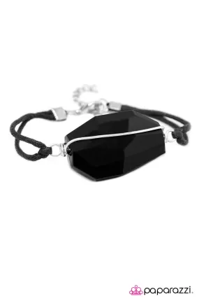 Black EnWRAPture Black Bracelet - Paparazzi Accessories