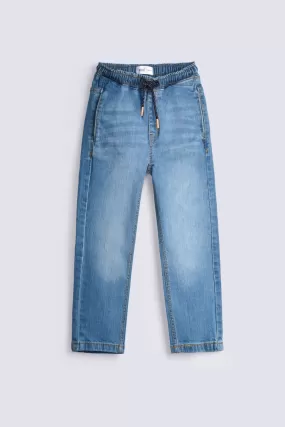 BOYS WAIST ELASTICATED DENIM