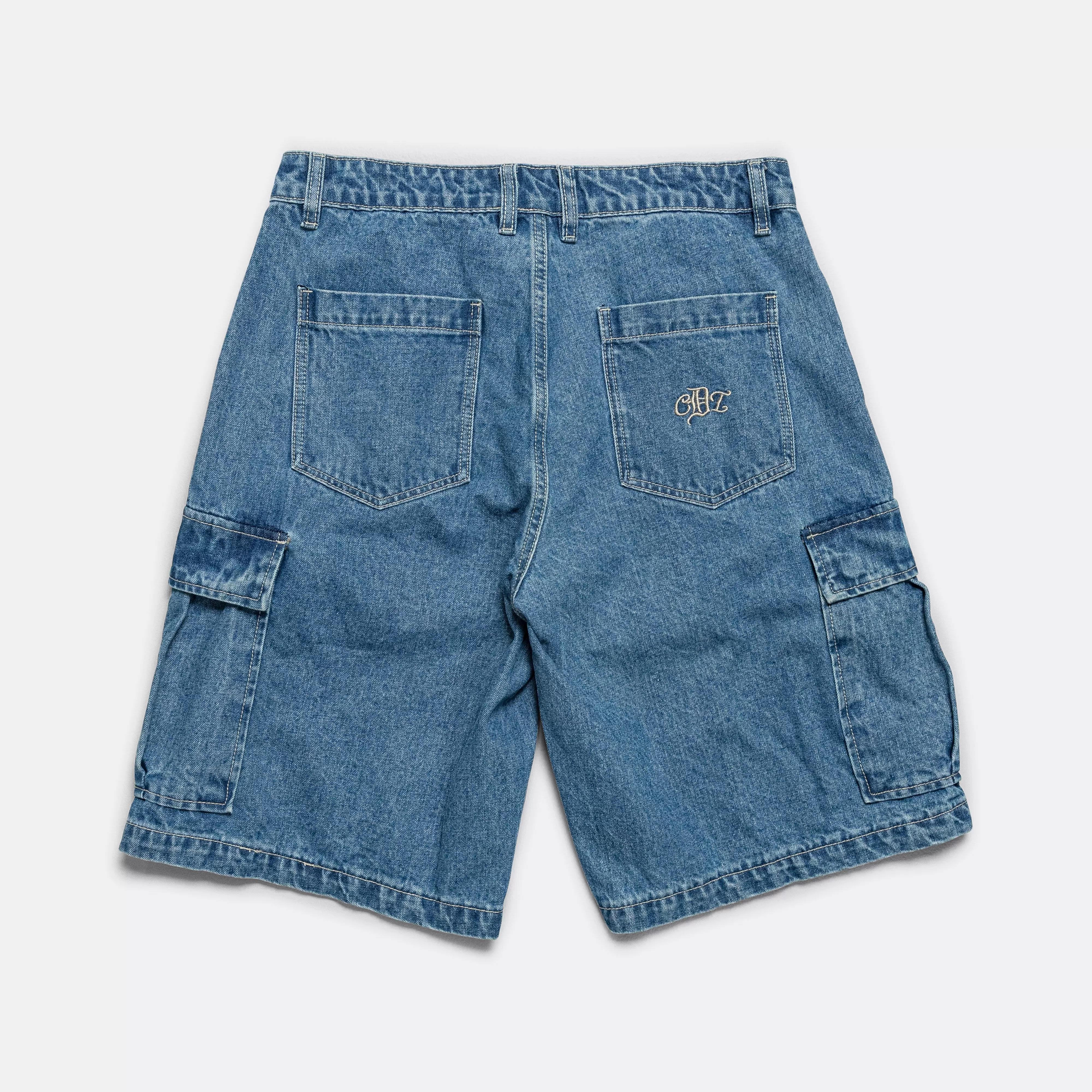 Cargo Jorts - Medium Wash