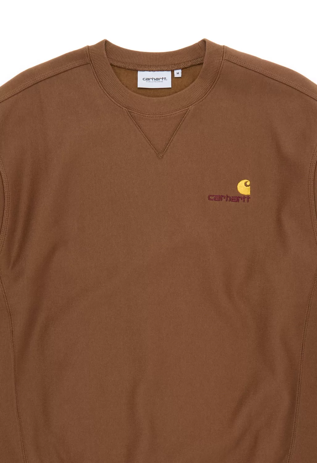 Carhartt WIP Men's American Script Sweat - Lumber