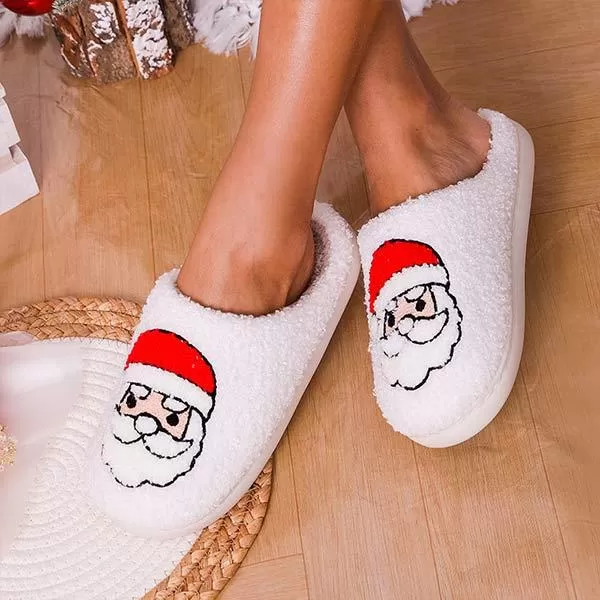 Christmas Tree Cotton Slippers - Festive Holiday Comfort 26879425C