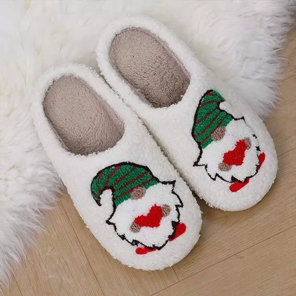 Christmas Tree Cotton Slippers - Festive Holiday Comfort 26879425C