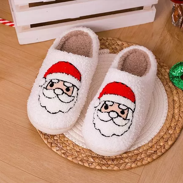 Christmas Tree Cotton Slippers - Festive Holiday Comfort 26879425C