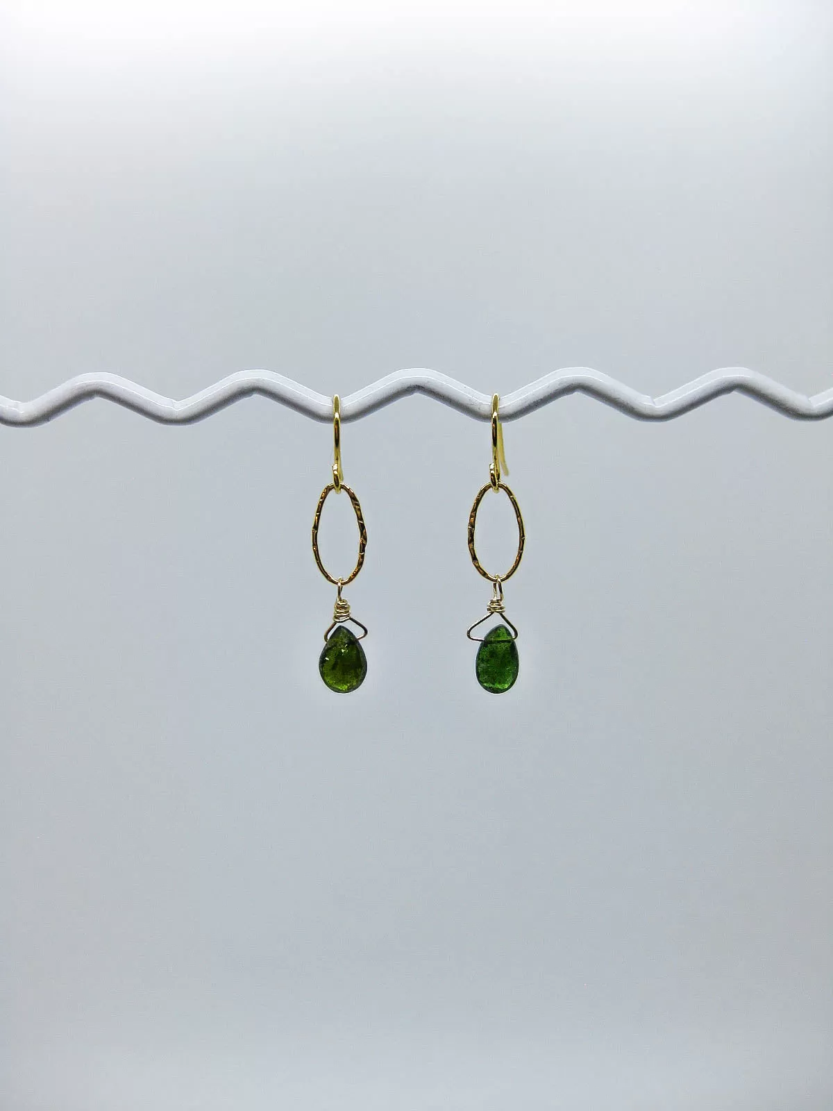 Chrysanthe: Tourmaline Earrings - e535