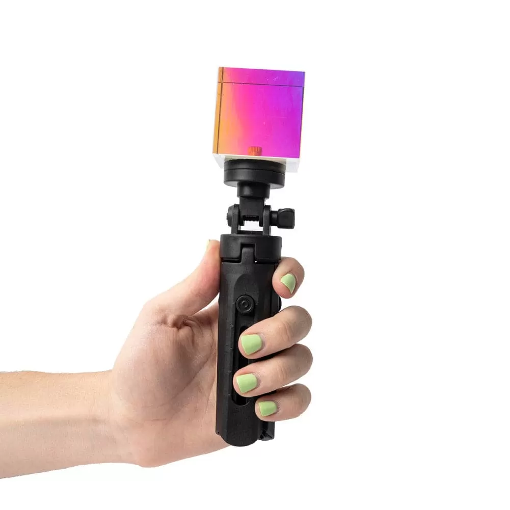 Colour Transparent Cubic Optical Prism Prop for Creative Photography - Cube (Demo)