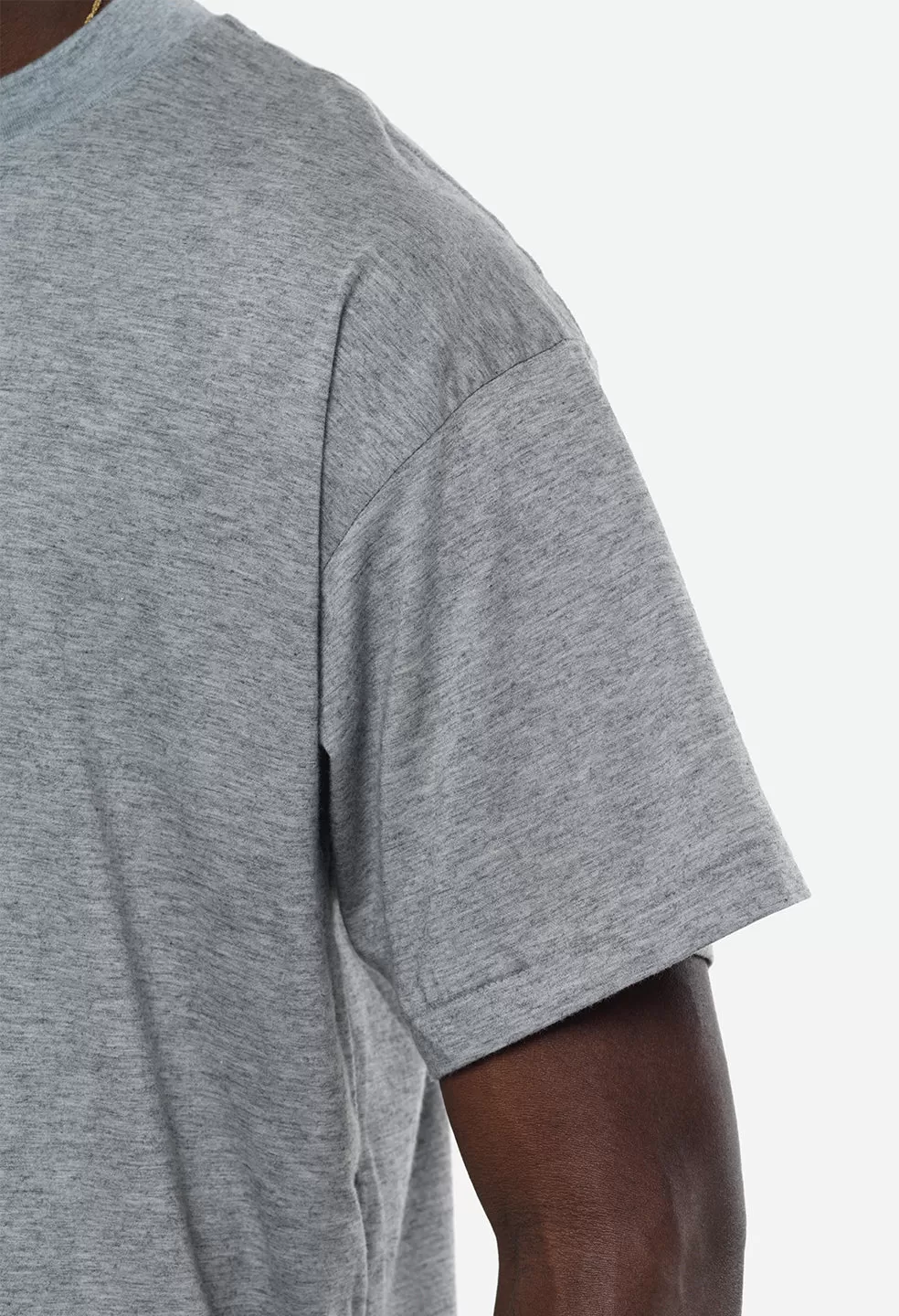 Cotton Cashmere Crew / Grey