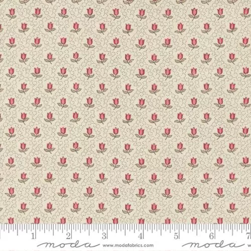 Cotton Fabric, ANTOINETTE PEARL 13955 11 by French General for Moda Fabrics