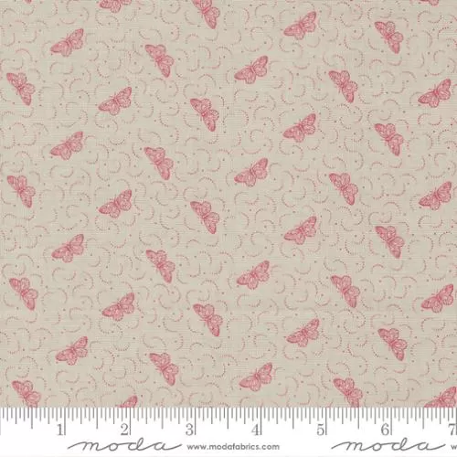 Cotton Fabric, ANTOINETTE SMOKE 13954 13 by French General for Moda Fabrics