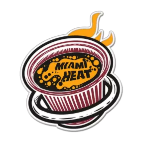 Court Culture Miami HEAT Cafecito Pin