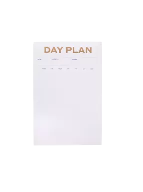 Day Plan Notepad