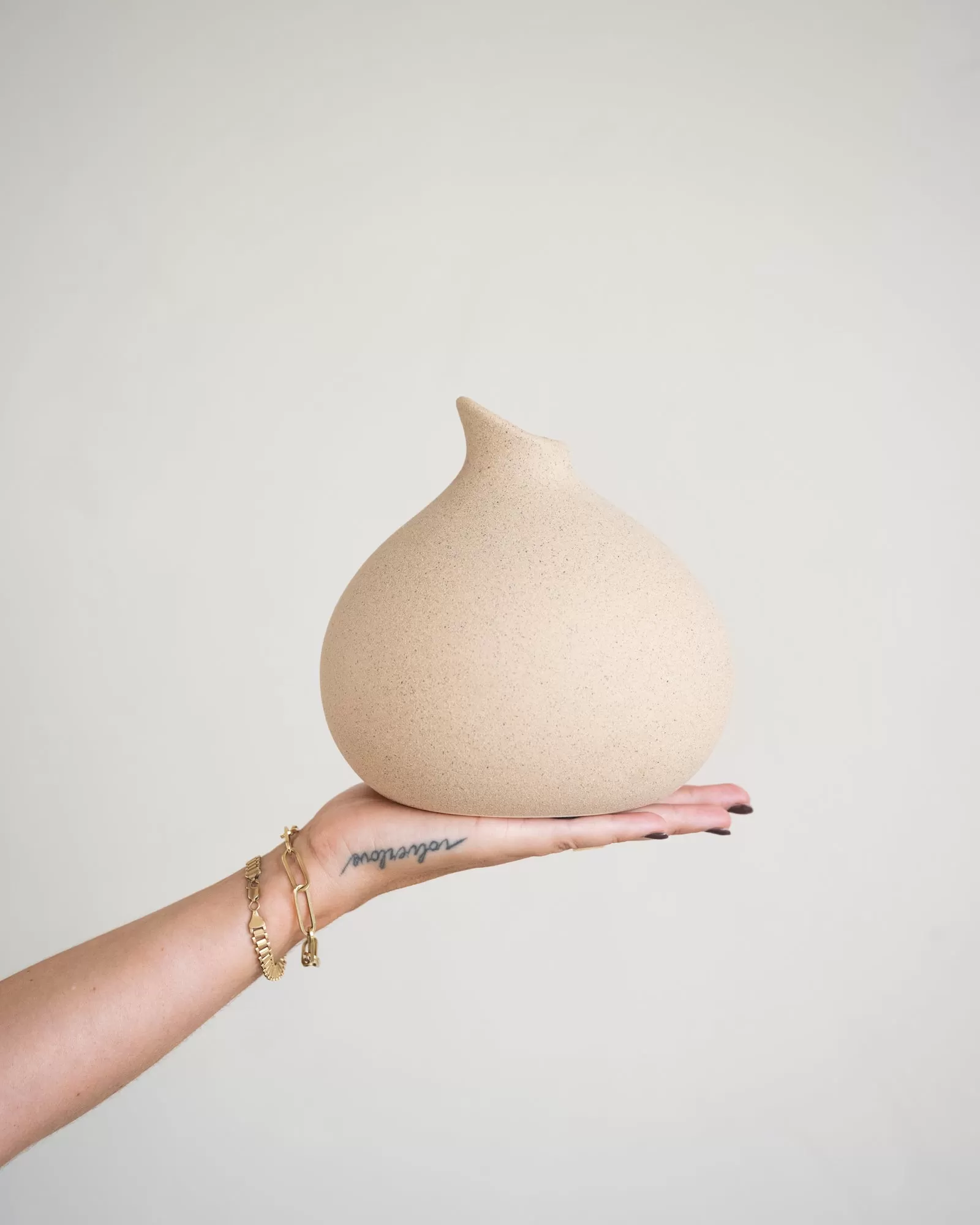 Deco Vase Assago Sand