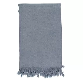 Denim Blue Stonewashed Throw