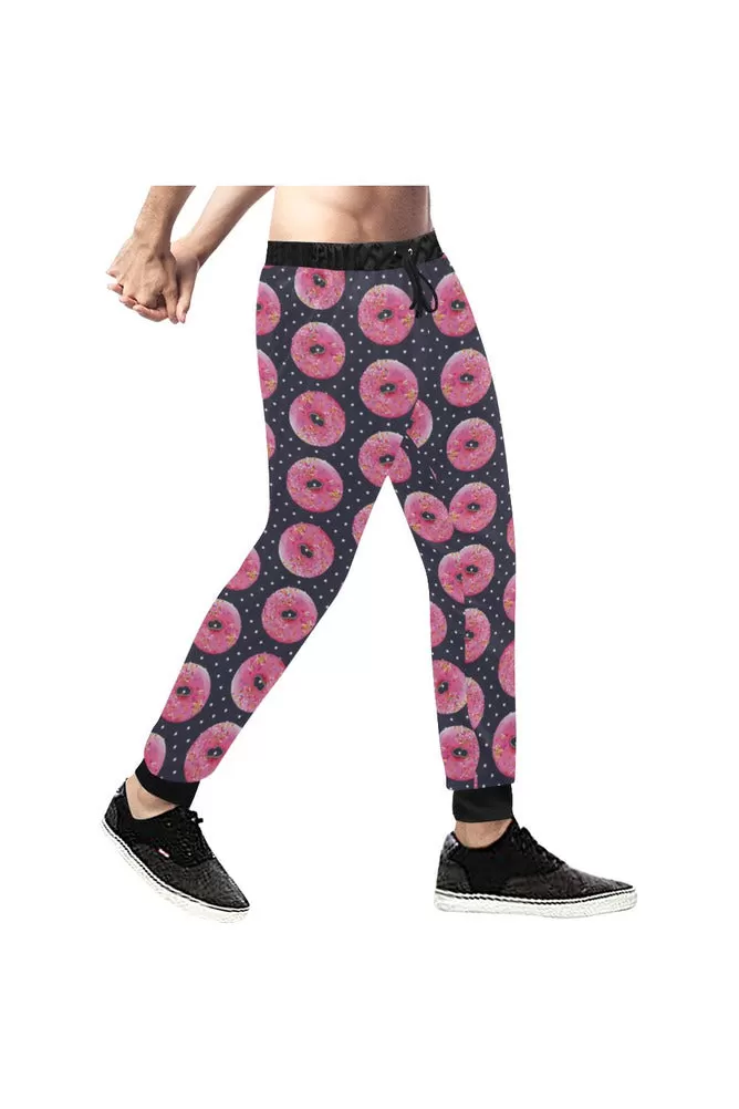 Doughnut Go Gently Into That Good Night Men's All Over Print Sweatpants (Model L11)