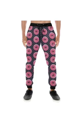 Doughnut Go Gently Into That Good Night Men's All Over Print Sweatpants (Model L11)