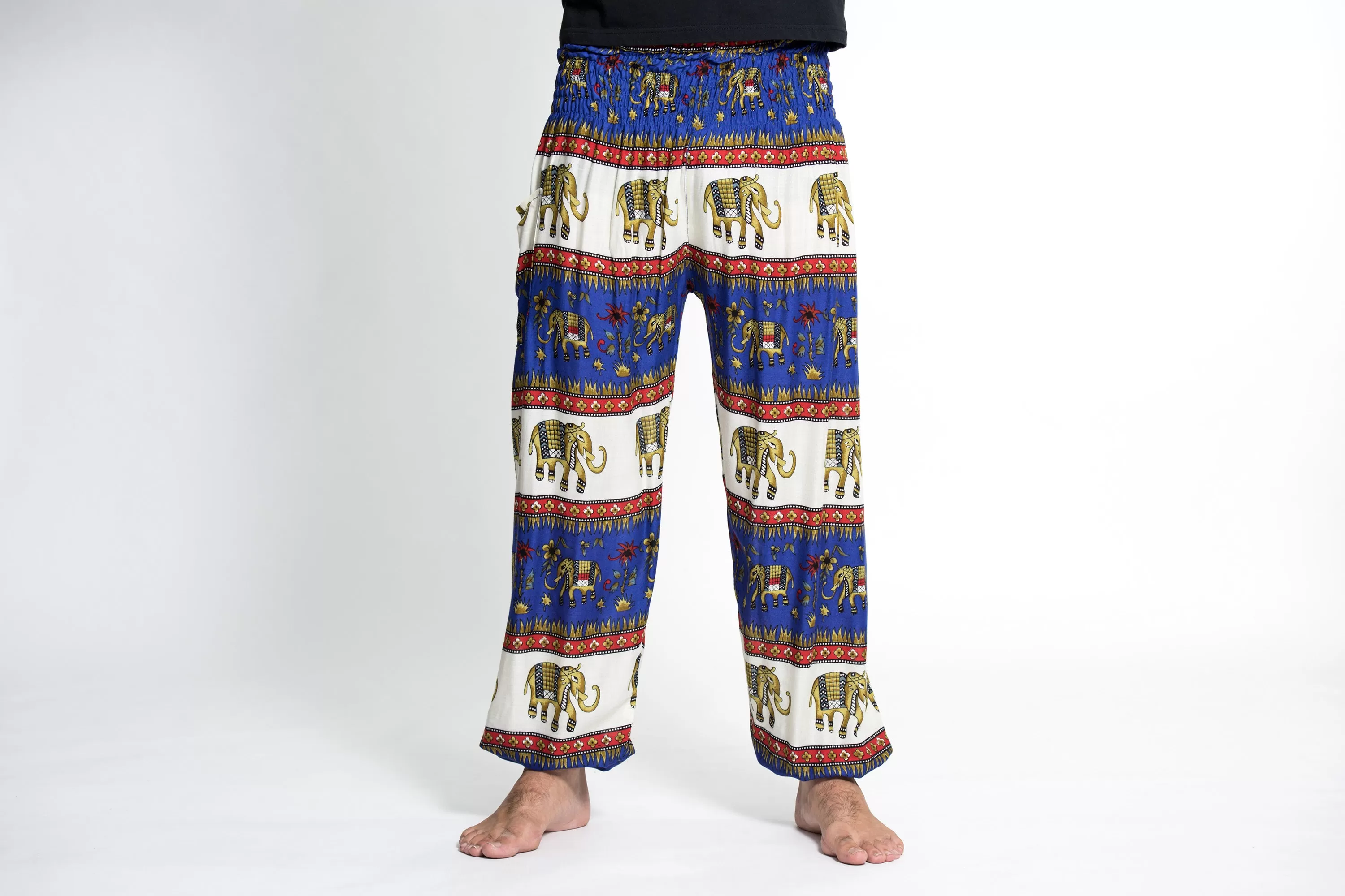 Elephant Bliss Men's Elephant Pants in Blue