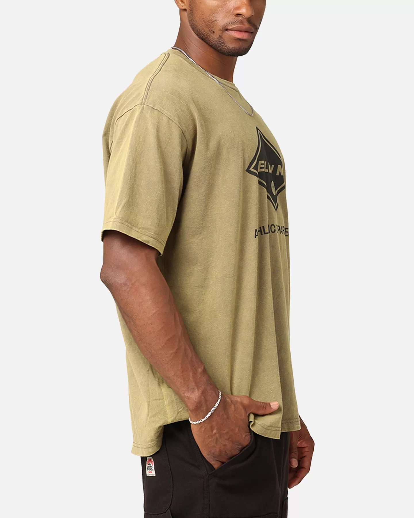 Elevn Clothing Co Athletic Department T-Shirt Khaki