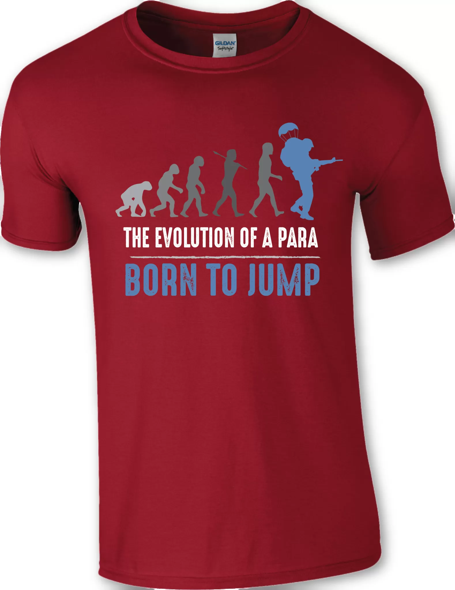 Evolution of a PARA - BORN TO JUMP T-SHIRT