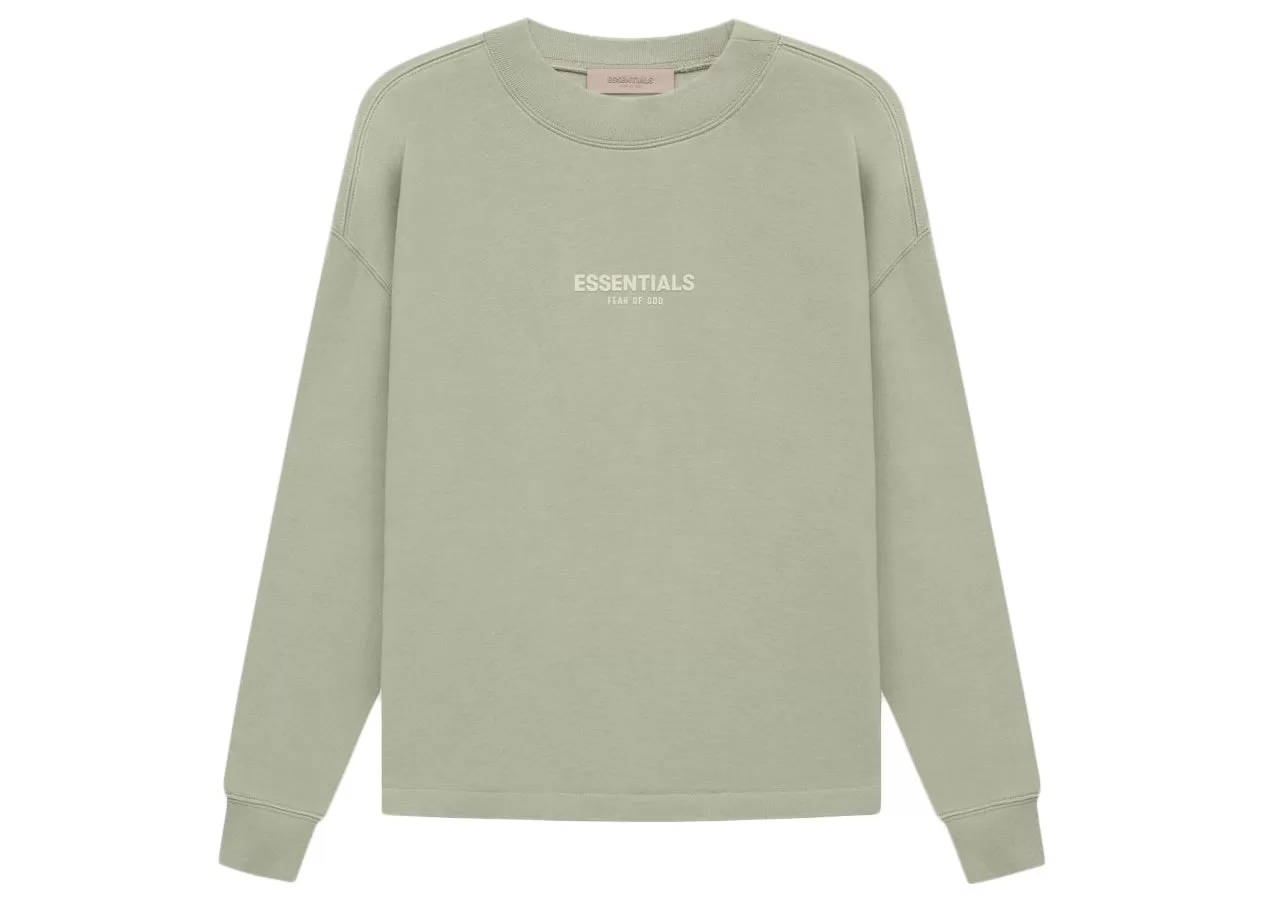 FEAR OF GOD ESSENTIALS RELAXED CREWNECK SEAFOAM