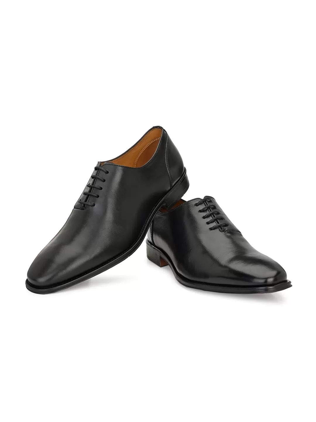 Genuine Leather Black Lace Up Formal Shoe