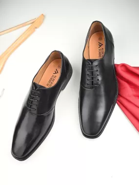 Genuine Leather Black Lace Up Formal Shoe