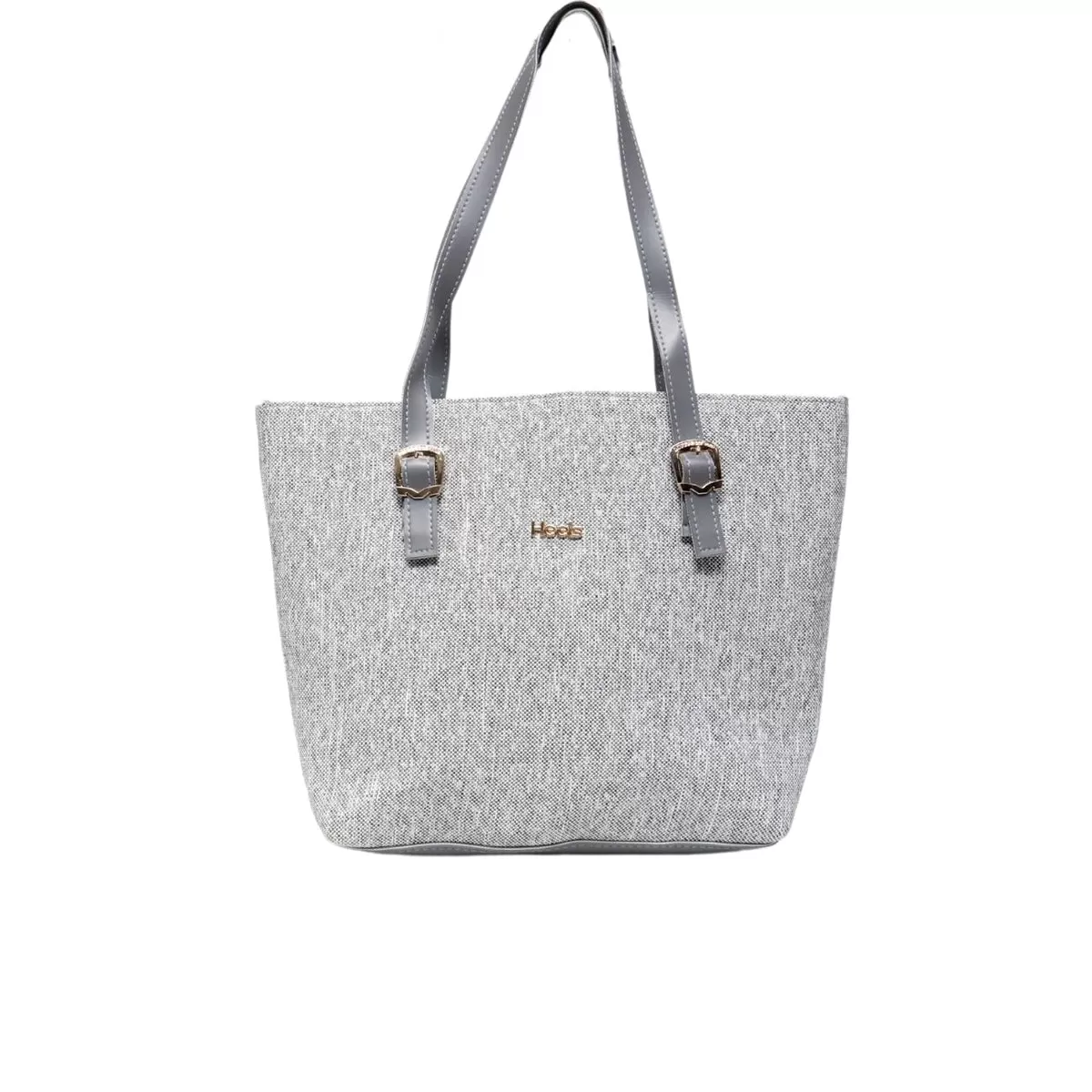 Grey Casual Hand Bag P00P01166