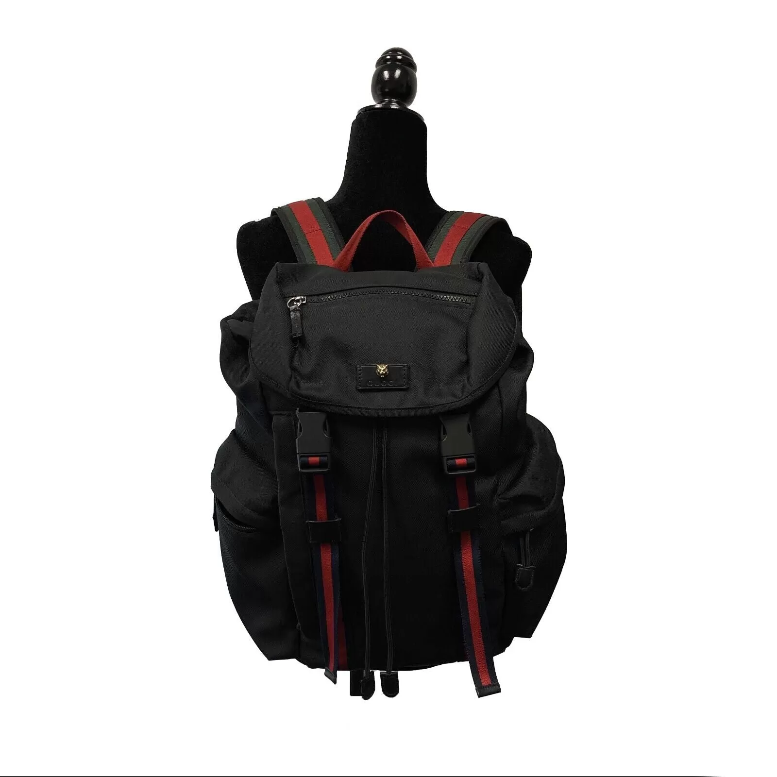 GUCCI - Techno Canvas Backpack - Multicolor Drawstring / Adjustable Strap