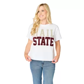 Hail State Chenille Boxy Tee