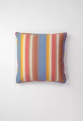 Handwoven Cotton Kantha Cushion Cover