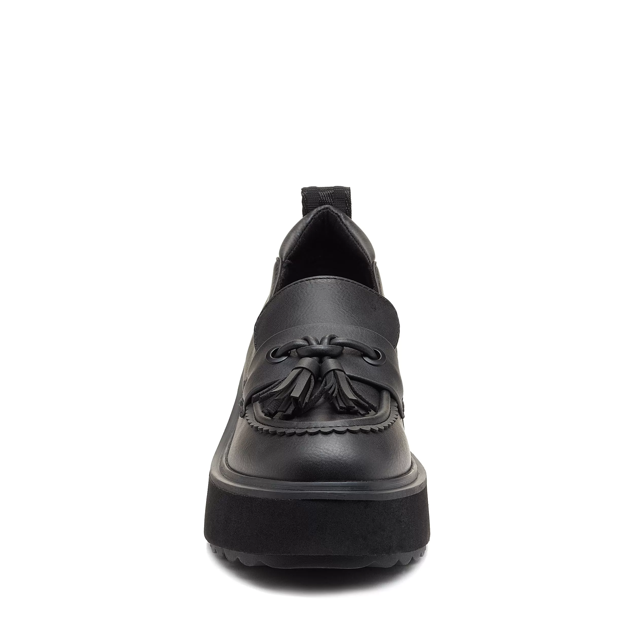 Harper Black Platform Loafer